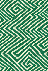 Green seamless chevron pattern Generative AI