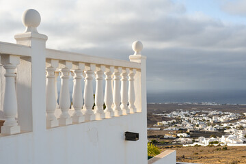 From the terrace with Playa del Carmen in front, in Lanzarote