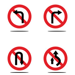 Traffic signs symbol vector design. Symbol design or icon
