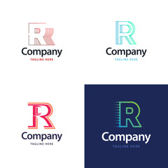 Letter R Big Logo Pack Design Creative Modern logos design for your business