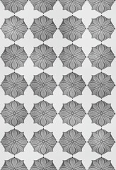 Fototapeta na wymiar Flower texture marble tiles Generative AI