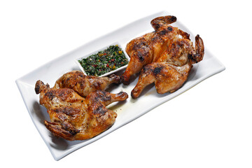 Roasted chicken with sauce