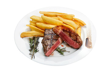 fries with Brazilian picanha