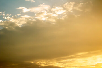 Obraz premium Illuminated Sunrise or Sunset Clouds Background - backdrop - Wallpaper