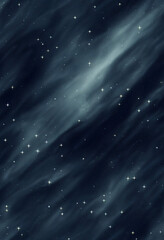 Magnificent night star abstract background Generative AI