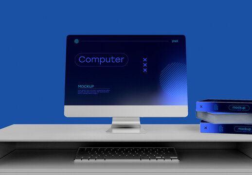 Computer Monitor Screen Mockup