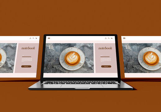 Editable Laptop Screen Mockup