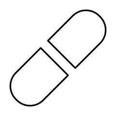 Capsule Icon In Line Style