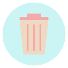 
trash can icon