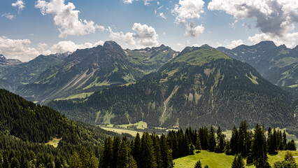 Panorama Alpen in Österreich