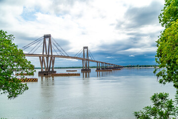 General Belgrano Bridge in Argentina on the Parana River