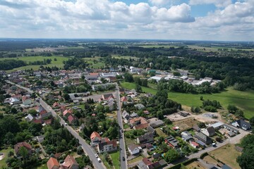 Fototapeta na wymiar Bad Liebenwerda, Wohngebiet Weinberge 2022