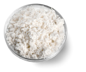 Tasty fresh curd or cottage cheese dairy products