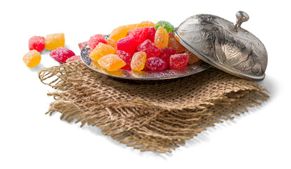 Traditional Turkish or arabian Ramadan Sweet Sugar Candy
