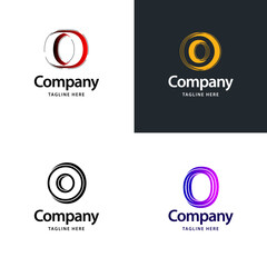 Letter O Big Logo Pack Design Creative Modern logos design for your business