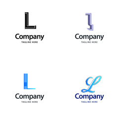 Letter L Big Logo Pack Design Creative Modern logos design for your business