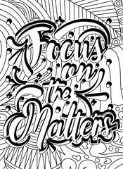 motivational quotes coloring pages design .inspirational words coloring book pages design.