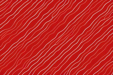 Fototapeta premium Doodled in red lines, this seamless design is fun and whimsical. Colorful geometric shapes on a colorful backdrop. Generative AI