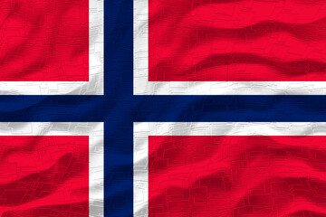 National flag  of Norway. Background  with flag  of Norway