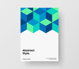 Modern geometric shapes book cover template. Creative poster vector design layout.