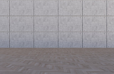 Realistic industrial style concrete background - 3D Rendering