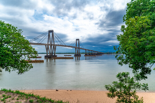 General Belgrano Bridge in Argentina on the Parana River