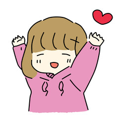 child with heart