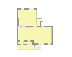 Floor plan sketch stock illustration. Floor plan sketch by hand. Sketch drawing of apartment flat floor plan.