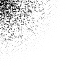 Halftone fading texture. Comic style grain background. Pop art grunge texture. Rhomb particles and speckles wallpaper. Pixelated gradient vector