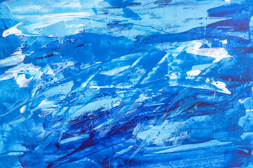 Abstract colorful grunge painting surface texture background	