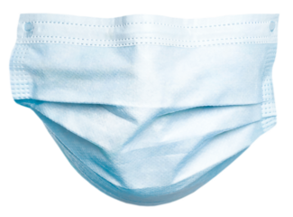 Medical mask against viruses and infections. Corona virus