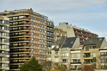 L'architecture moderne de diversifi&eacute;e des logements de vacances &agrave; Blankenberge &agrave; la c&ocirc;te belge  