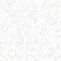 Fototapeta na wymiar Creative White 3d Hexagone Background