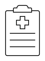 medical records icon, medical records illustration, documentation, hospital paper work icon, patient health icon