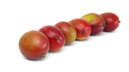 Fototapeta na wymiar Mango fruits isolated on white background