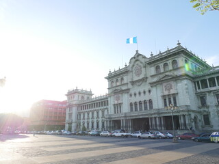 Historic government building in Guatemala City