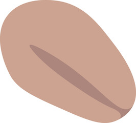 Wheat grain flat icon Cereal grain Agriculture