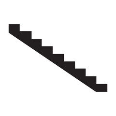 stairs icon logo vector design template