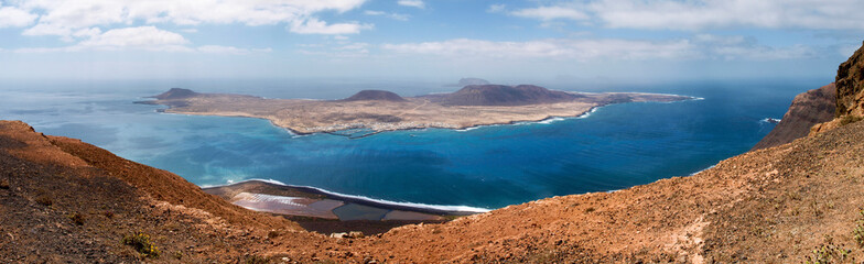 La Graciosa, a small island in the Canary archipelago.