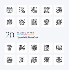 20 Chat Line icon Pack like chemistry science lab chemistry chemical