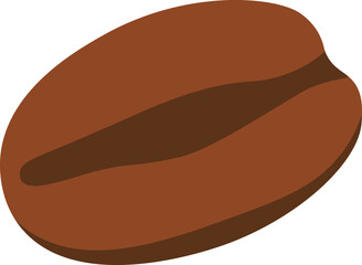 Coffee beans flat icon Tropical grains Plants cultivation