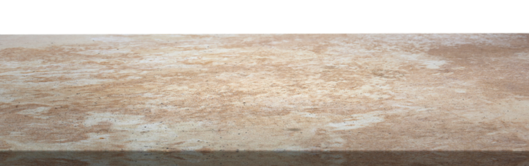 Blank stone table top for product placement