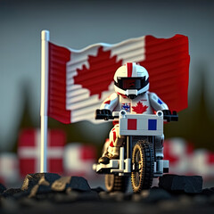 Fototapeta premium Disty bike Canada
