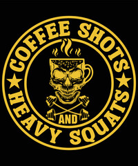 Coffee print template design-for coffee lover