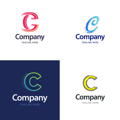 Letter C Big Logo Pack Design Creative Modern logos design for your business