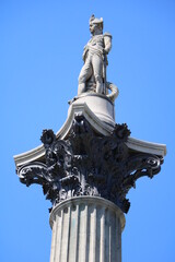 Nelson's Column in London, England Great Britain