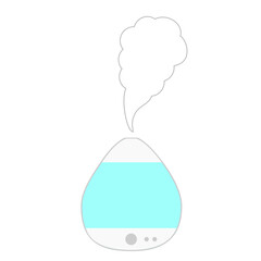 蒸気を出して部屋の乾燥を防ぐ加湿器
