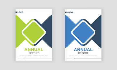 Simple Annual Report Cover Template, Brochure, Annual Report, Magazine, Poster, Business Presentation