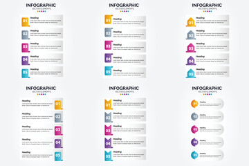 This set of vector infographics is ideal for advertising in brochures. flyers. and magazines.