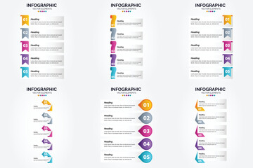 These vector illustration infographics are perfect for advertising in a brochure. flyer. or magazine.